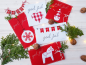 Preview: Weihnachtlich skandinavische Schokoladenhüllen - ITH-Stickdatei